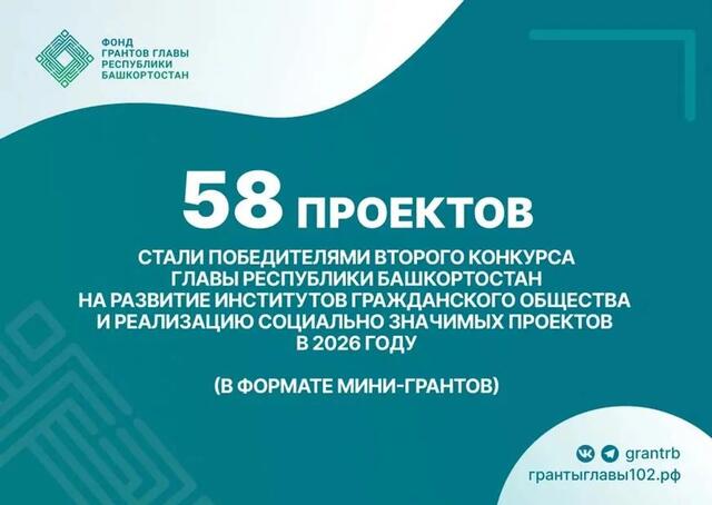 В Башкирии определены победители второго конкурса грантов Главы РБ среди НКО