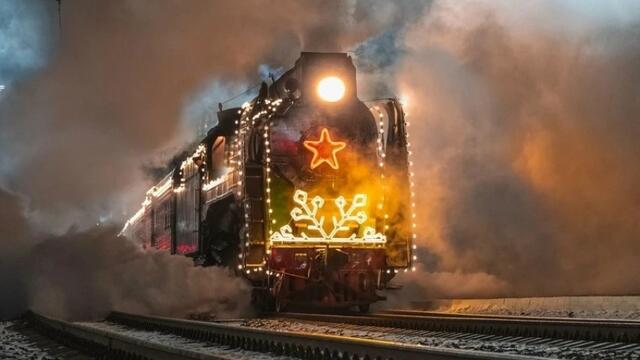 Поезд Деда Мороза сделает остановку в Уфе 10 декабря